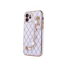 COQUE GLAMOUR IPHONE 14  / 6.1P BLANC
