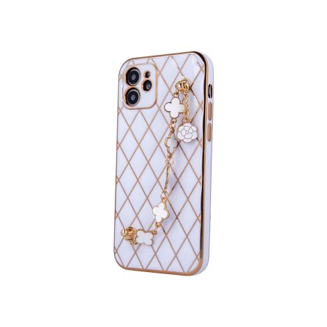 COQUE GLAMOUR IPHONE 14  / 6.1P BLANC