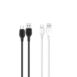 PACK DE 50 CABLES MICRO USB BLANC ET NOIR 2.1A