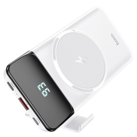 HOCO POWER BANK 10000 mAh BLUETOOTH A INDUCTION BLANC J76