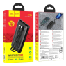 HOCO POWER BANK 10000 mAh LED ULTRA FIN  AVEC CABLES NOIR J90A