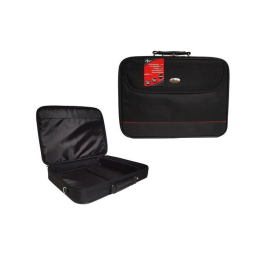 SACOCHE ORDINATEUR 17" NOIR LISERE ROUGE