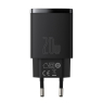 CHARGEUR FAST CHARGE TYPE C + USB 20W BLANC BASEUS