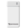 BEE POWER  10000 mAh 2 USB TYPE C  MICRO USB BLANC