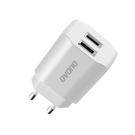 DUDAO CHARGEUR DOUBLE USB 2,4A  A2EU BLANC