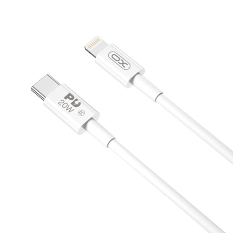 XO CABLE CHARGEUR TYPE C TO LIGHTNING 20W XO-NB-Q189B BLANC