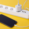 WOZINSKY CHARGEUR RAPIDE TYPE C+ CABLE USB-C LIGHTNING WWC03L 
