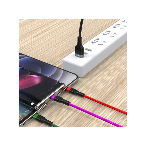 KAKU CHARGEUR 3 EN 1 LIGHTNING+MICRO USB+TYPE C CHARGE RAPIDE KSC481
