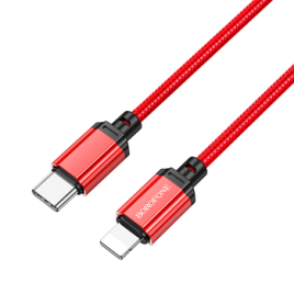 BOROFONE CABLE LIGHTNING 20 W  ROUGE BX87