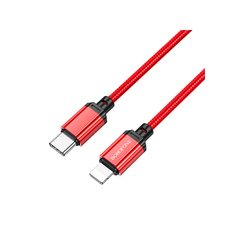 BOROFONE CABLE LIGHTNING 20 W  ROUGE BX87