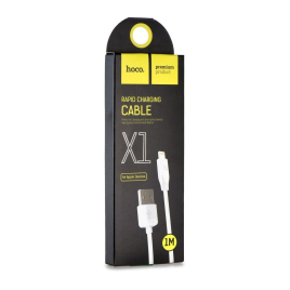HOCO CABLE USB X1 POUR IPHONE 2,1A BLANC