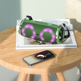HOCO HAUT PARLEUR  BLUETOOTH  HC12 SPORTS VERT FONCE
