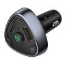 HOCO CHARGEUR VOITURE+TRANSMETTEUR FM BLUETOOTH E51 NOIR
