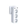 CHARGEUR 3 PRISES SECTEUR + 2 USB FAST CHARGE 2.4A