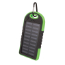 BATTERIE SOLAIRE VERTE 5000MAH 2USB