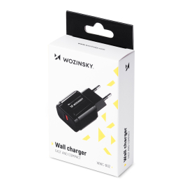 WOZINSKY CHARGEUR USB CHARGE RAPIDE WWC-B02 NOIR