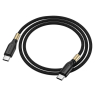 BOROPHONE DATA CABLE TYPE C TO TYPE C 60W 3A  BX92 NOIR