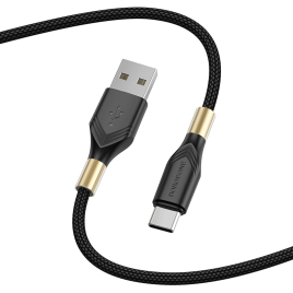 BOROPHONE DATA CABLE USB TO TYPE C 3A  BX92 NOIR