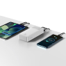 BASEUS POWER BANK  30 000 mAh 20W CHARGE RAPIDE  USB CX1+ 2 USBA BLANC