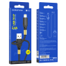 BOROPHONE DATA CABLE USB TO LIGHNING 2,4A BX92 NOIR