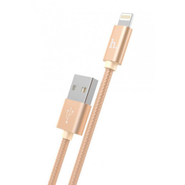 HOCO CABLE LIGHTNING  CHARGE RAPIDE 4A GOLD