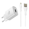 BEEPOWER CHARGEUR USBX1  CHARGE RAPIDE 2,4A BLANC 