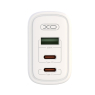 XO CHARGEUR 2 TYPE C + 1 USB CHARGE ULTRA  RAPIDE 65W XO-CE04 BLANC