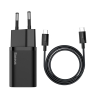 BASEUS USB-C 25W 1C CHARGE RAPIDE SUPER SI NOIR
