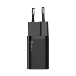 BASEUS USB-C 25W 1C CHARGE RAPIDE SUPER SI NOIR