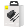 BASEUS USB-C 25W 1C CHARGE RAPIDE SUPER SI NOIR