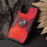 COQUE ANTI CHOC + BAGUE IPHONE 15 PRO ROUGE 