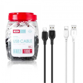 PACK DE 50 CABLES TYPE C BLANC ET NOIR 2.1A