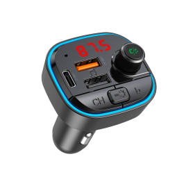 TRANSMETTEUR FM + CHARGEUR VOITURE XO BCC11 3,1A BLUETOOTH NOIR