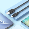 CABLE HOCO X88 USB TYPE A LIGHTNING 2,4A CHARGE RAPIDE NOIR