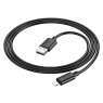 CABLE HOCO X88 USB TYPE A LIGHTNING 2,4A CHARGE RAPIDE NOIR