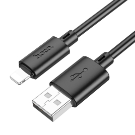 CABLE HOCO X88 USB TYPE A LIGHTNING 2,4A CHARGE RAPIDE NOIR