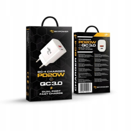 CHARGEUR BEEPOXER BC4 20W USB 2 PORTS BLANC