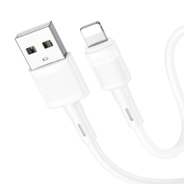 CABLE HOCO X83 LIGHTNING 2,4A CHARGE RAPIDE BLANC