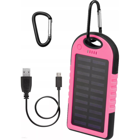 SETTY  SOLAIRE BATTERIE DE VOYAGE 5000 MAH  ROSE