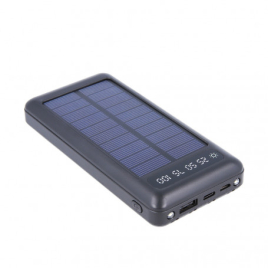BATTERIE SOLAIRE 10000 MAH + 3 Cables intégrés