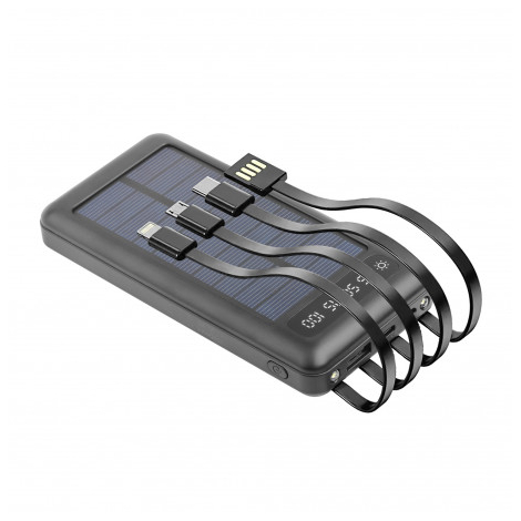 SETTY  SOLAIRE BATTERIE DE VOYAGE 10000 MAH NOIRE