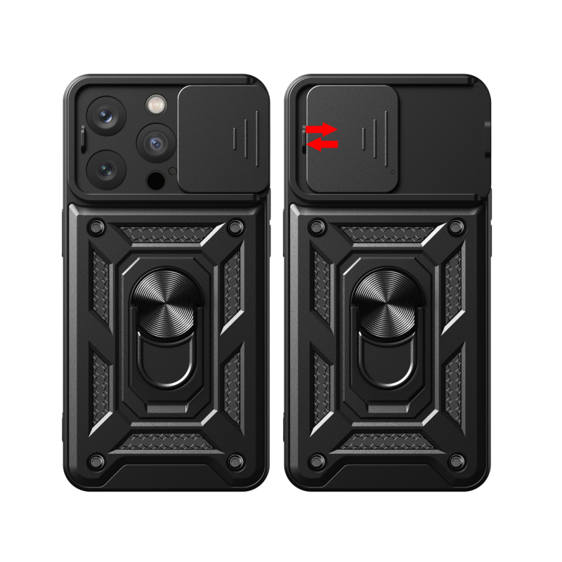 Avizar Coque Antichoc pour iPhone 15 Pro Max Cache Caméra