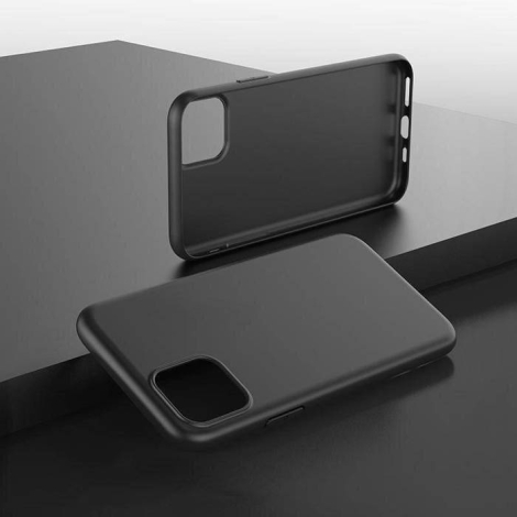 COQUE SOUPLE EN GEL IPHONE 15 PRO MAX NOIR