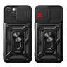 COQUE ARMOR CAMSHIELD AVEC SUPPORT ET CACHE CAMERA IPHONE 15 NOIR