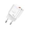 JELLICO C87 CHARGEUR 20W USB-C+USB 3,0 BLANC