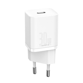 BASEUS CHARGEUR  30W CHARGE ULTRA RAPIDE BLANC