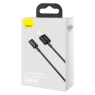 BASEUS DATA CABLE LIGHTNING FAST CHARGE 2.4A NOIR 1M