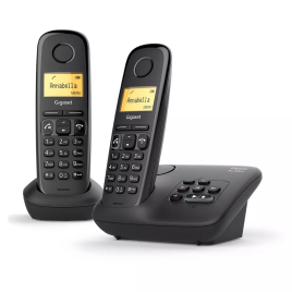 GIGASET TELEPHONE SANS FIL + MAINS LIBRES DUO + REPONDEUR AL370A DUO 