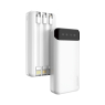 POWER BANK 20000 MAH + CABLES NOIR DUDAO