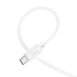 DATA CABLE TYPE C TO TYPE C 60W HOCO X88 BLANC